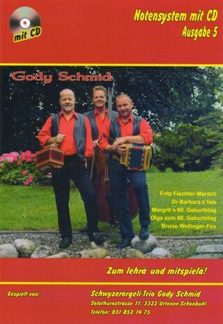 CD als Hörbeispiel
						
						Kompositionen für das 18-bässige Schwyzerörgeli im Griffschrift-Notensystem.
						