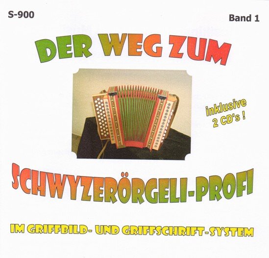 Der Weg zum Schwyzerörgeli Profi für’s B-Örgeli CD als Hörbeispiel
Kompositionen für das 18-bässige Schwyzerörgeli im Griffschrift-Notensystem.